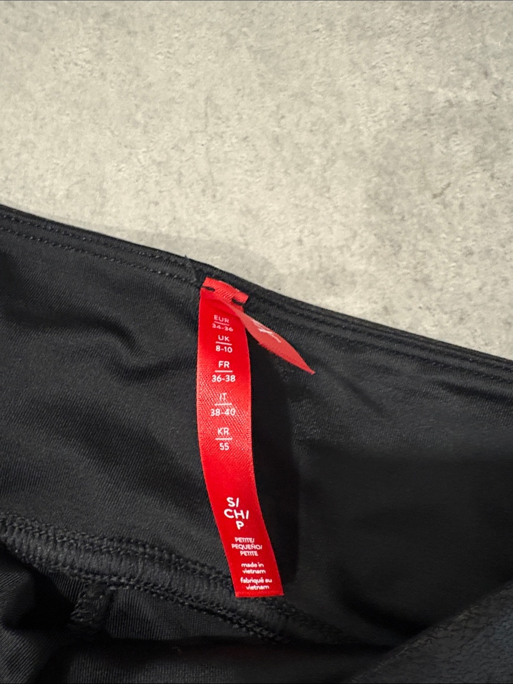 SPANX Black Faux Leather High-Rise Leggings - Picture 2 of 3